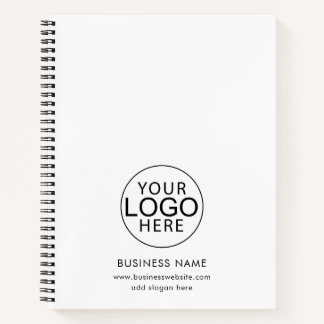 Simple Business Logo Corporate Promotional Swag Notebook