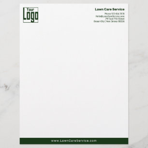 Simple Business Logo Custom Letterhead