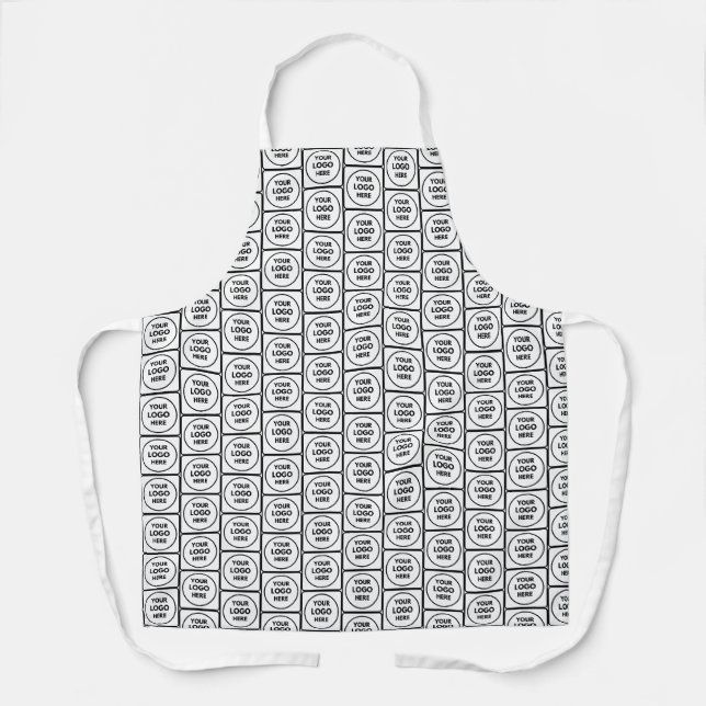 Simple Business Logo Design for Promotional  Apron (Front)