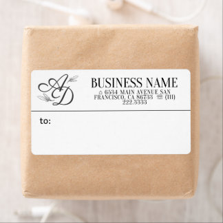 Simple Business Logo Mailing Shipping Labels