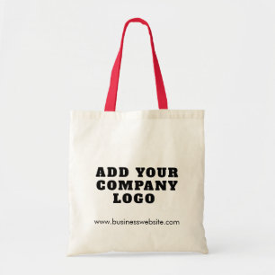 Simple Business Logo Matching Promotional Tote Bag
