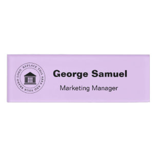 Simple Business Logo   Name   Designation Tag