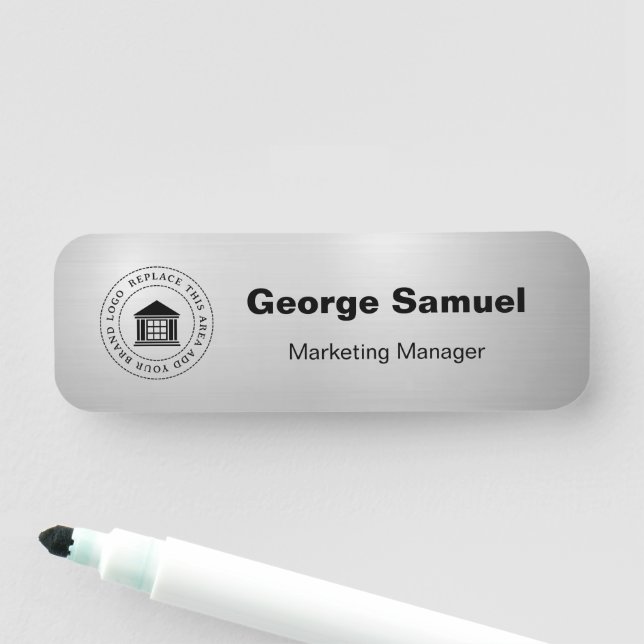Simple Business Logo | Name | Designation Tag (In Situ)