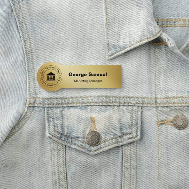 Simple Business Logo | Name | Designation Tag (In Situ)