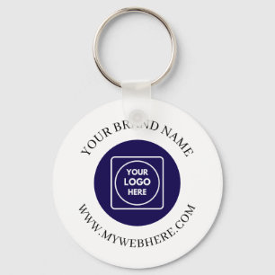Simple Business Logo Promo Keychains