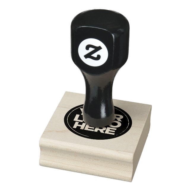 Simple Business Logo Replacement Rubber Stamp (Stamp)
