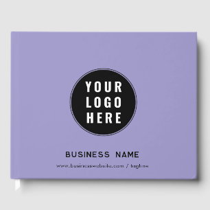 Simple Business Logo Visitors Log Guest Book