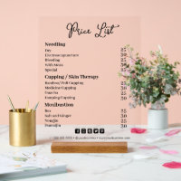 Simple Business Price List
