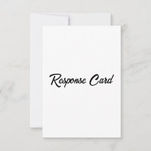 Simple Business Promotion 3.5" x 5" RSVP Card