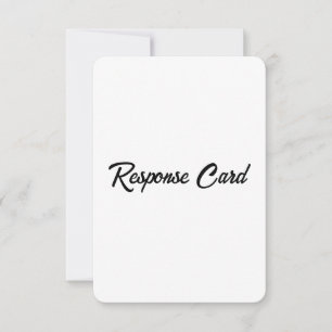 Simple Business Promotion 3.5" x 5" RSVP Card