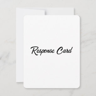 Simple Business Promotion 4.25" x 5.5" RSVP Card