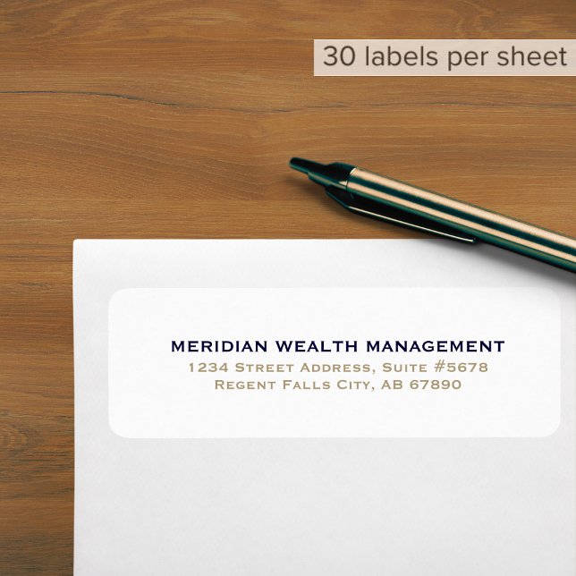 Simple Business Return Address Label (Creator Uploaded)