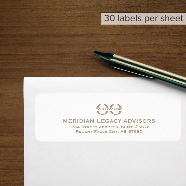 Simple Business Return Address Label Logo Template (Creator Uploaded)