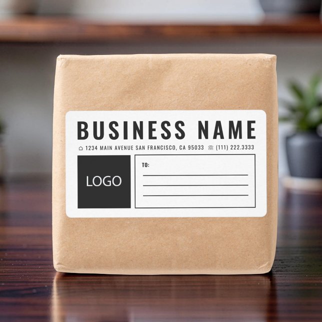 Simple Business Square Logo Mailing Shipping (Creator Uploaded)