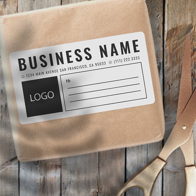 Simple Business Square Logo Mailing Shipping (Creator Uploaded)