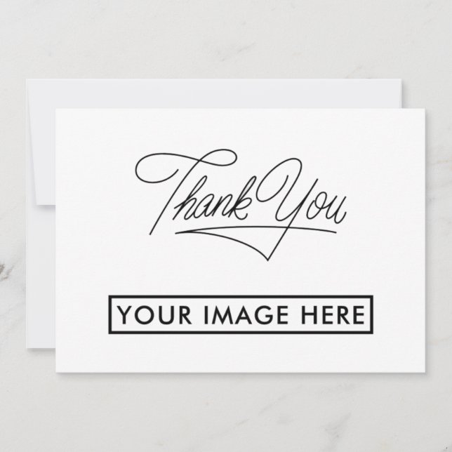 Simple Business Thank You Card , Add Logo (Front)