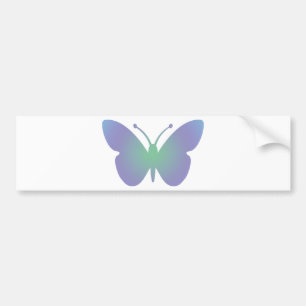 Simple Butterfly Bumper Sticker