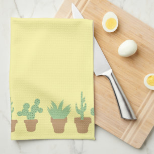 Simple Cactus Themed Home Decor for Plant Lover Tea Towel