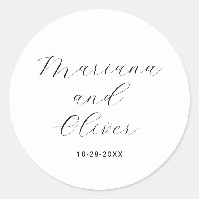 Simple Calligraphy Envelope Seals (Front)