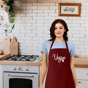 Simple Calligraphy Vegan Apron