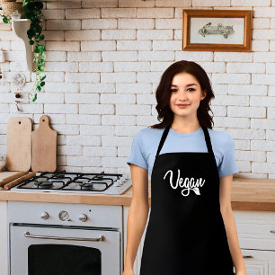 Simple Calligraphy Vegan Apron
