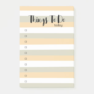Simple Calm Colour To Do List Post-it Notes