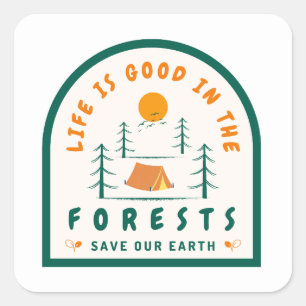 Simple Camping / Outdoors Sticker take a hike