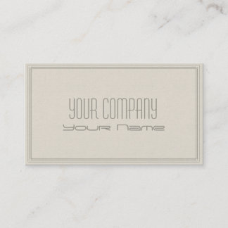 Simple Canvas Minimal Corporate Business Card