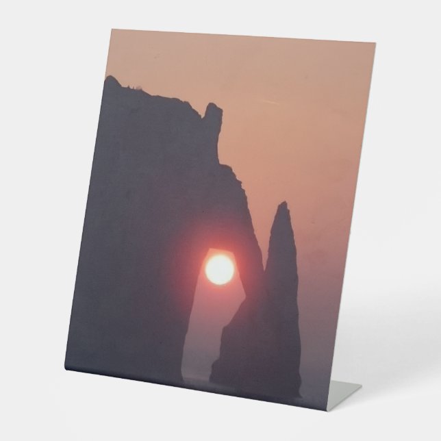 Simple card pedestal sign (Front)