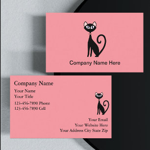 Simple Cat Business Cards