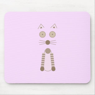 Simple Cat Mouse Pad