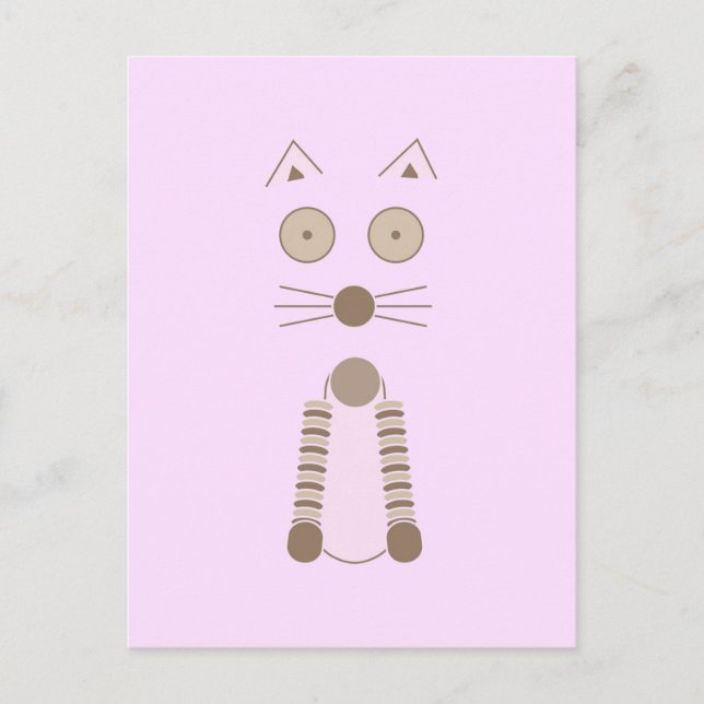 Simple Cat Postcard (Front)