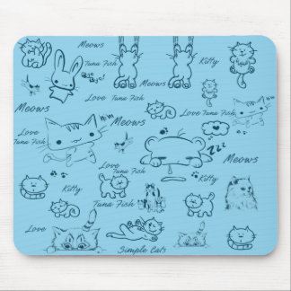 Simple Cats Mousepad