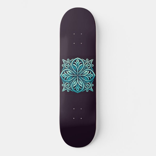 Simple Celtic Square Skateboard (Front)