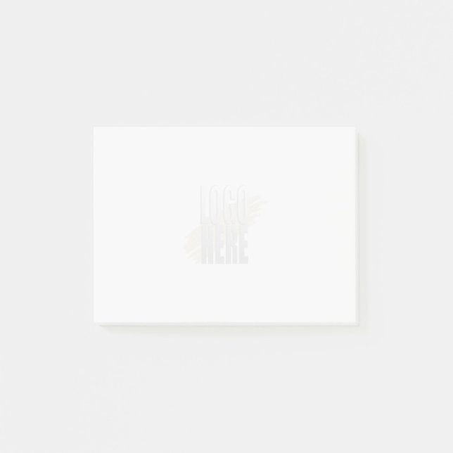 Simple Centre Logo Business Note Pads (Front)