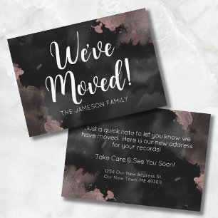 Simple Change Of Address Moving Announcement Card