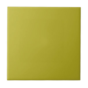 Simple Chartreuse Green Solid Plain Color Tile