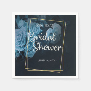 Simple Chic Gold Geometric Frame Napkin