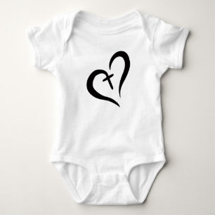simple chic Love and Faith Baby Bodysuit