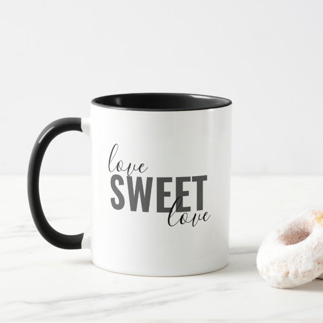 simple chic LOVE SWEET LOVE | Mug (With Donut)