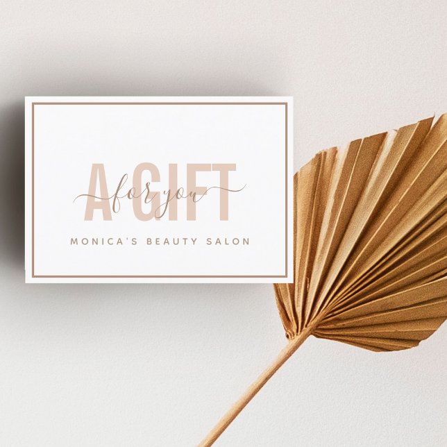 Simple Chic Modern Peach Typography & Calligraphy (Creator Uploaded)