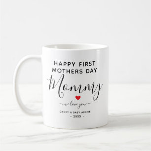 Simple & Chic Photo Collage Mug with Heart