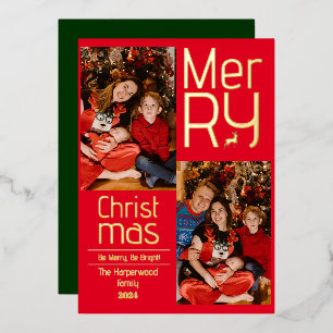  Simple Christmas holidays Modern Typography Photo