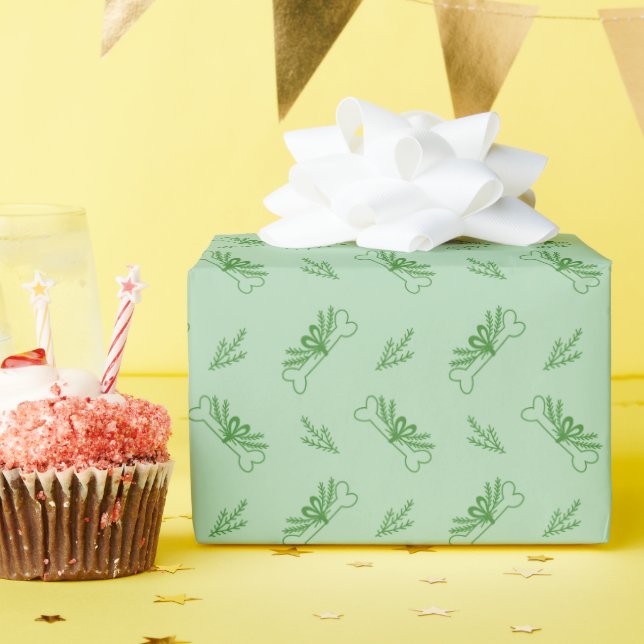 Simple Christmas Pattern Wrapping Paper Roll   (Birthday Party)