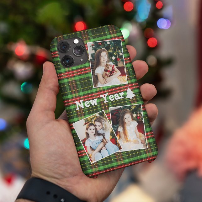  Simple Christmas Photo Collage iPhone Case (Creator Uploaded)