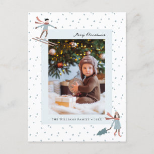 Simple Christmas Photo Postcard