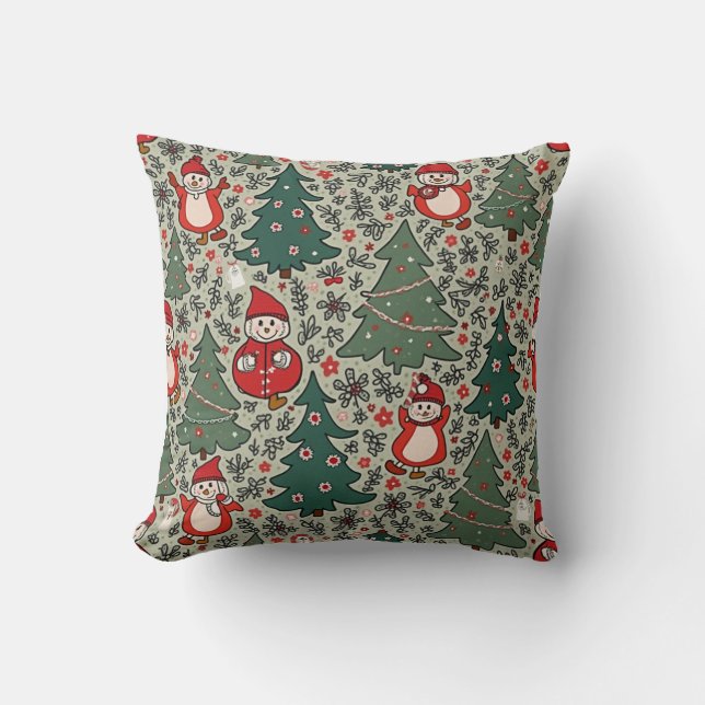 Simple Christmas pillow cushion (Front)