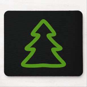 Simple Christmas Tree Mouse Pad