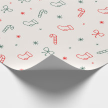 Simple Christmas Wrapping Paper