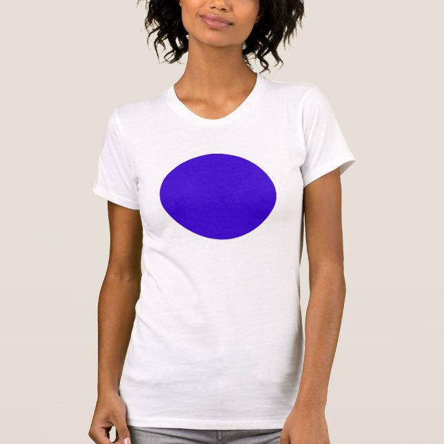 Simple Circle - Deep Blue T-Shirt (Front)
